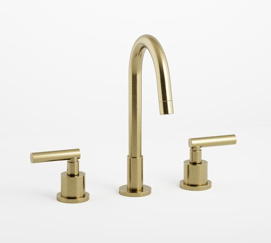 Exton Lever Handle Widespread Bathroom Sink Faucet | Pottery Barn (US)
