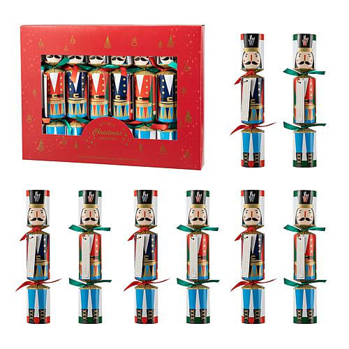 Glitzhome 8-pack Christmas Nutcracker Party Cracker with Gift Contents | HSN