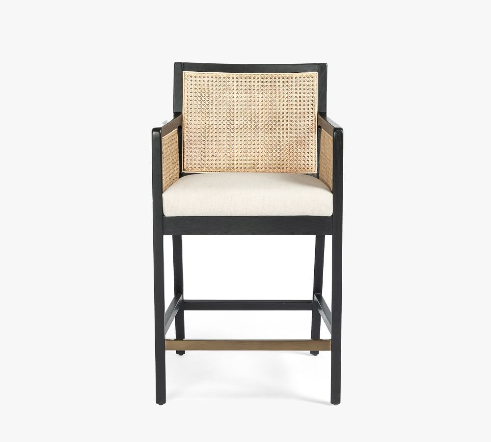 Lisbon Cane Bar & Counter Stool | Pottery Barn (US)