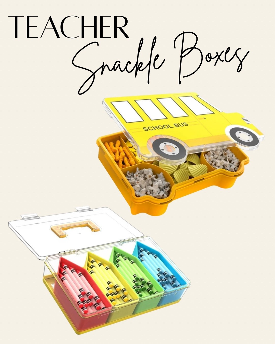 Teacher gift idea - snackle box 

Fill with candy, school supplies, beauty minis, gift cards and more!! 





Teacher appreciation gift 
Walmart finds 
Gifts for teacher 
Teacher gifts 

#LTKmomlife #LTKSaleAlert #LTKSeasonal