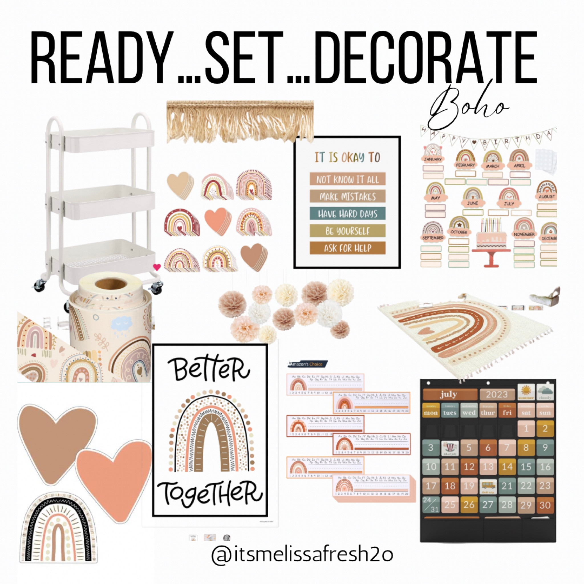 Boho Rainbow Classroom Decor  #teacher #boho #neutraldecor #classroom #classroomdecor #rainbow 

#LTKBacktoSchool #LTKFind