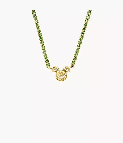 Disney Fossil Mickey Mouse Special Edition Crystal Tennis Necklace | Fossil (US)