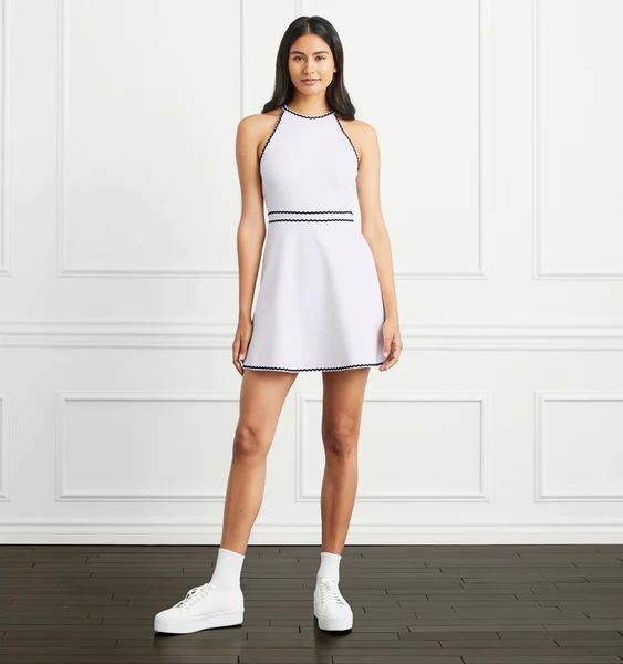 The Billie Dress - White Cotton Pique | Hill House Home