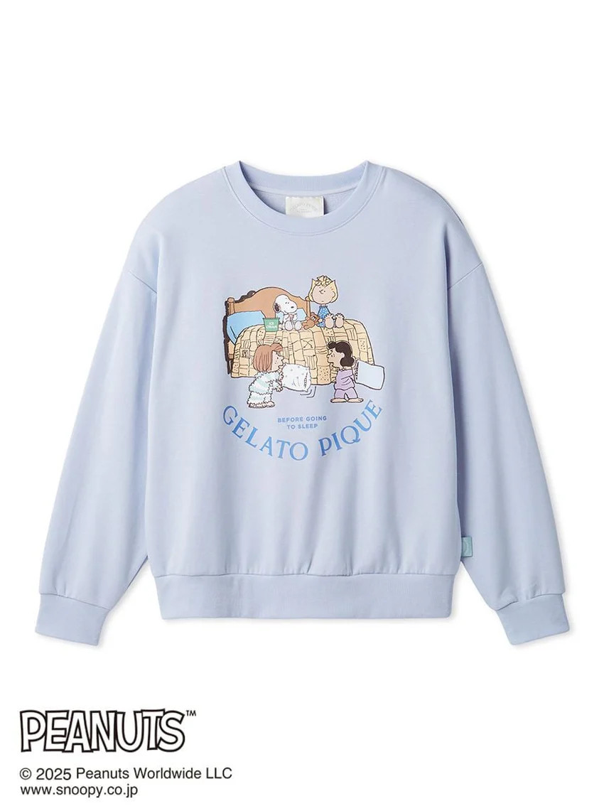 [PEANUTS] Original Art One-Point Fleece Pullover | Gelato Pique