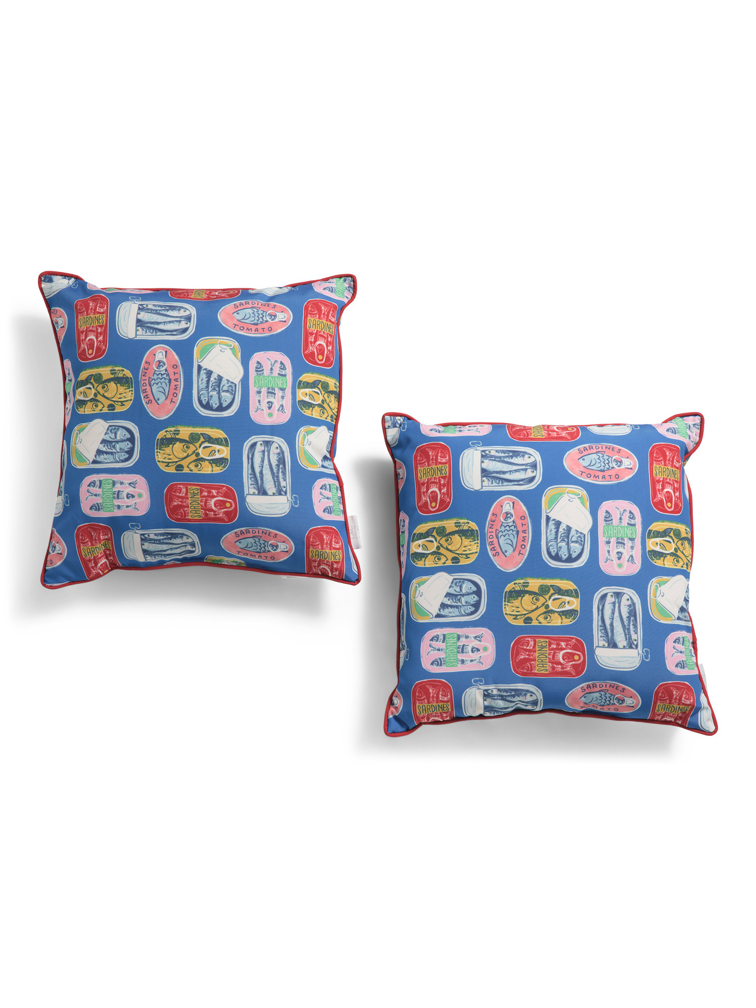 2pk 18x18 Indoor Outdoor Sintra Sardines Pillows | TJ Maxx