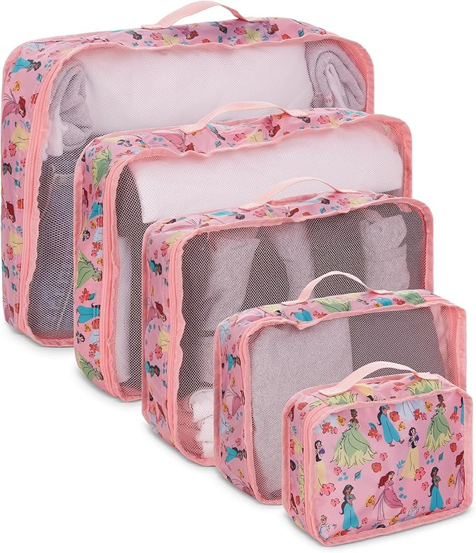 Disney Minnie Mickey Stitch Packing Cubes - Winnie the Pooh, Princess Cinderella, Cars, Toy Story... | Amazon (US)