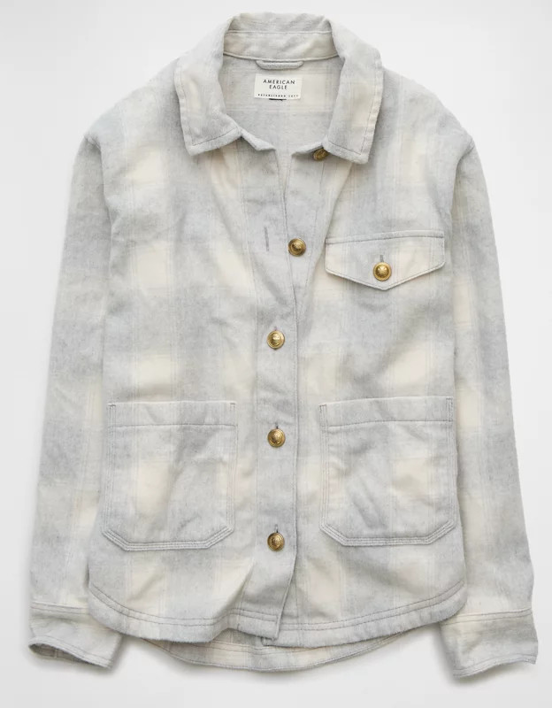 AE Plaid Shacket | American Eagle Outfitters (US & CA)