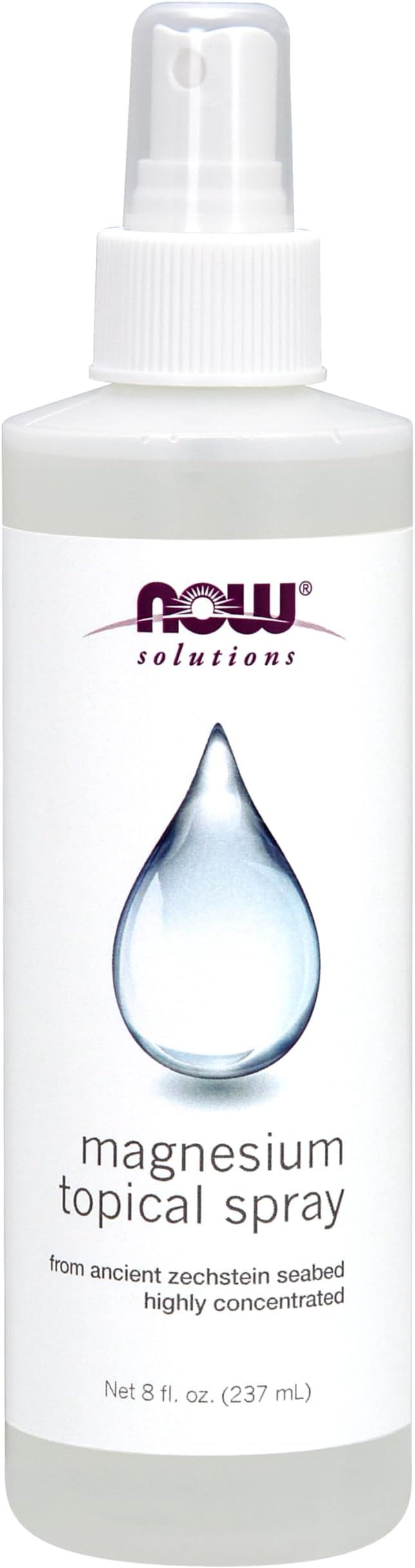 NOW Solutions, Magnesium Topical Spray, from the Ancient Zechstein Seabed, Highly Concentrated, 8... | Amazon (US)