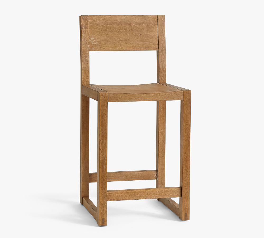Reed Counter Stool, Antique Umber | Pottery Barn (US)