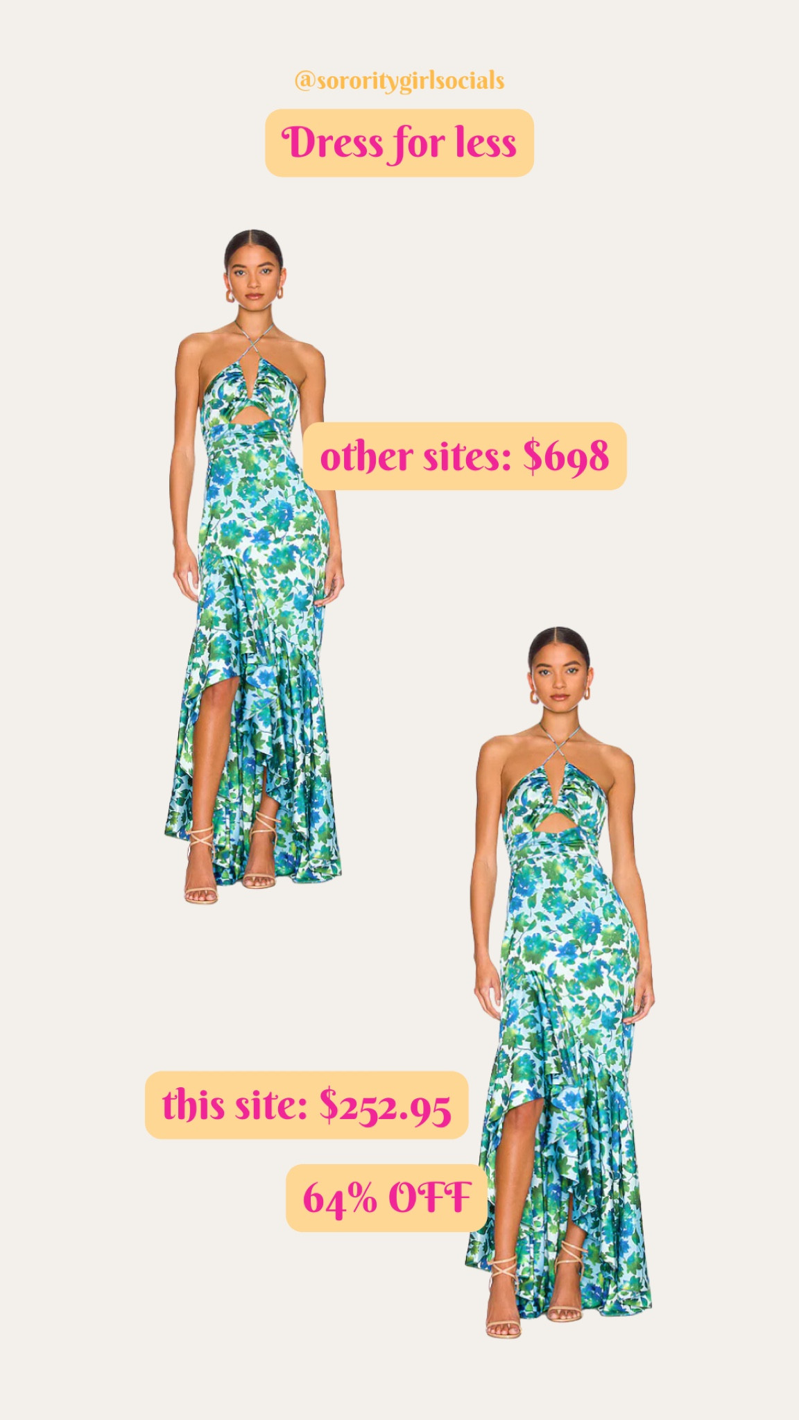 🪩🪩🪩🪩

dress for less, halter neck, halter maxi dress, floral gown, floral prom dress, floral formal gown, revolve gowns, SALE