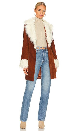 Penny Lane Coat in Sienna Cord | Revolve Clothing (Global)