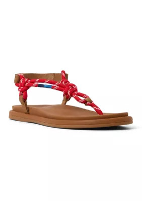 Sperry Women's Isla T-Bar Sandals, Red, 8.5M | Belk