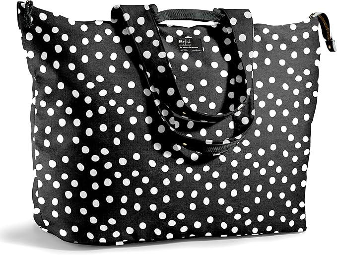 Fit & Fresh Large Beach Bag for Women - Extra Large Travel Tote With Pockets | Amazon (US)