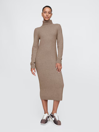 CashSoft Turtleneck Maxi Sweater Dress | Gap (US)