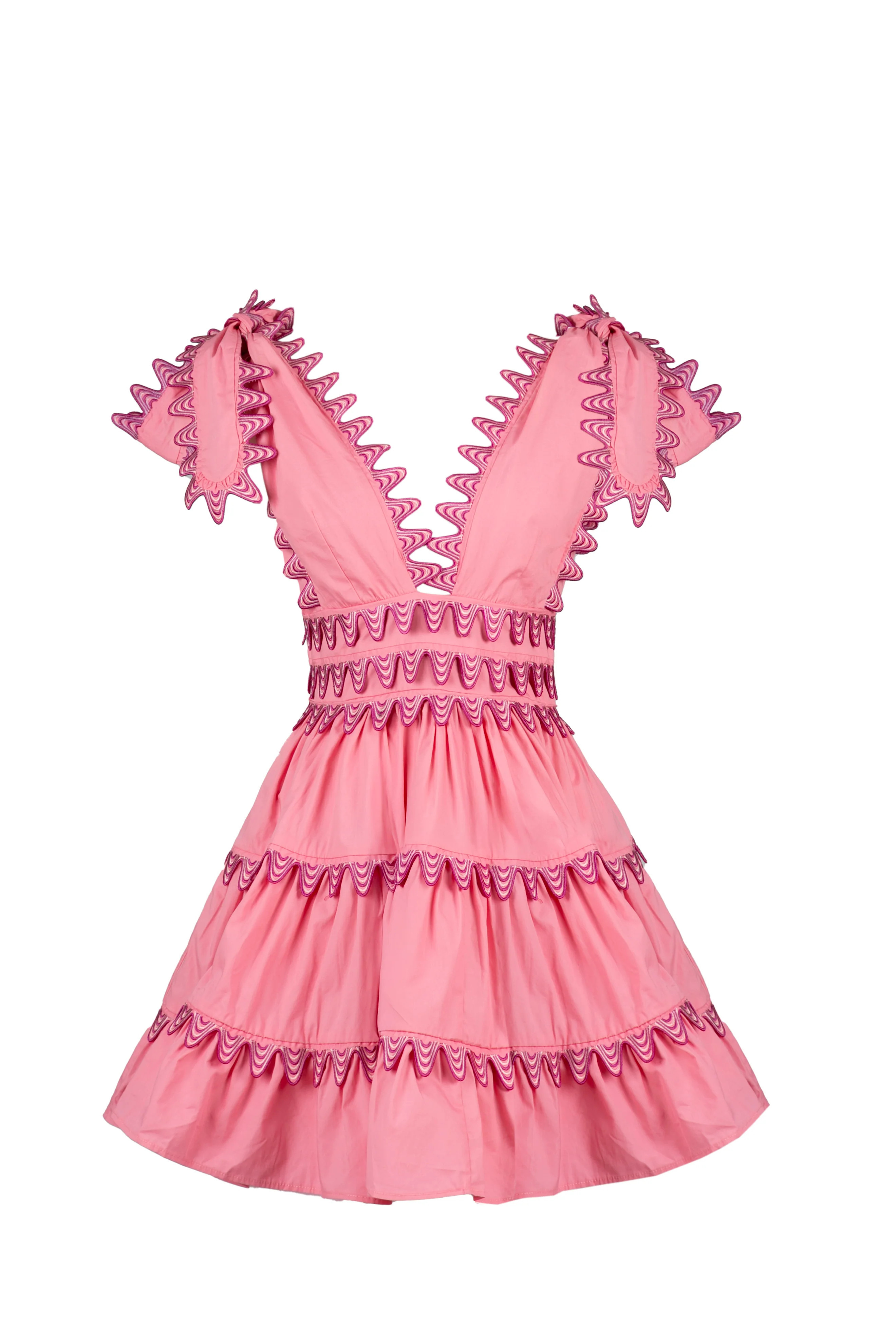 Cheli Dress - Pink Small | Triple Threads