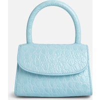 BY FAR Women's Mini Ice Circular Croco Embossed Leather Bag - Ice | Coggles (Global)