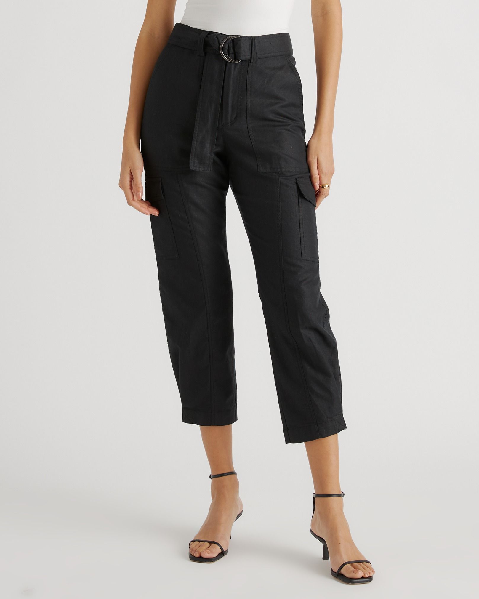 Cotton Linen Twill Cargo Pant | Quince