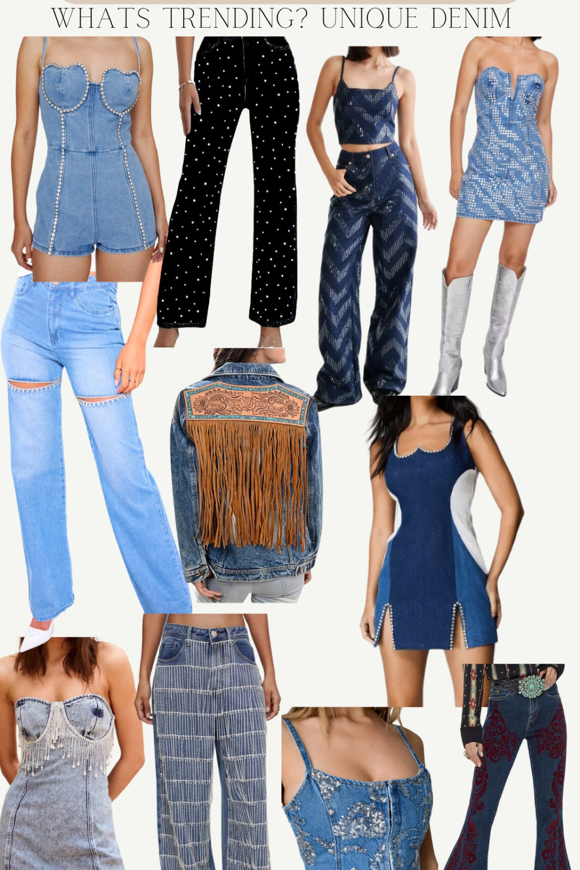 NFR TREND UNIQUE DENIM 

#LTKFindsUnder100 #LTKStyleTip #LTKFindsUnder50