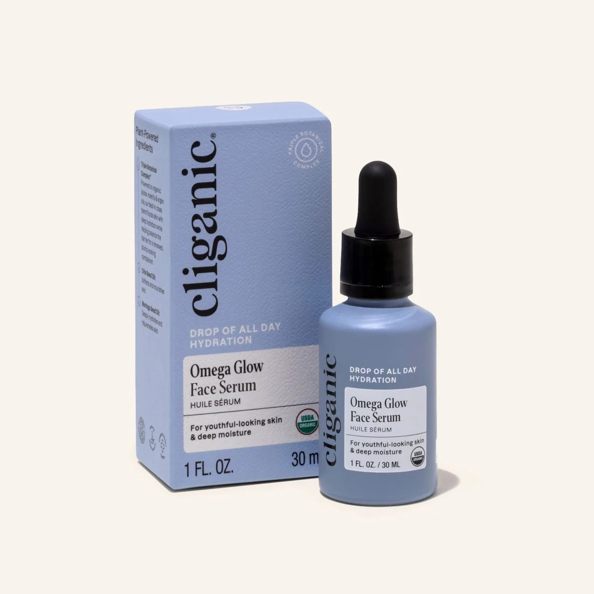 Organic Omega Glow Face Serum | Cliganic