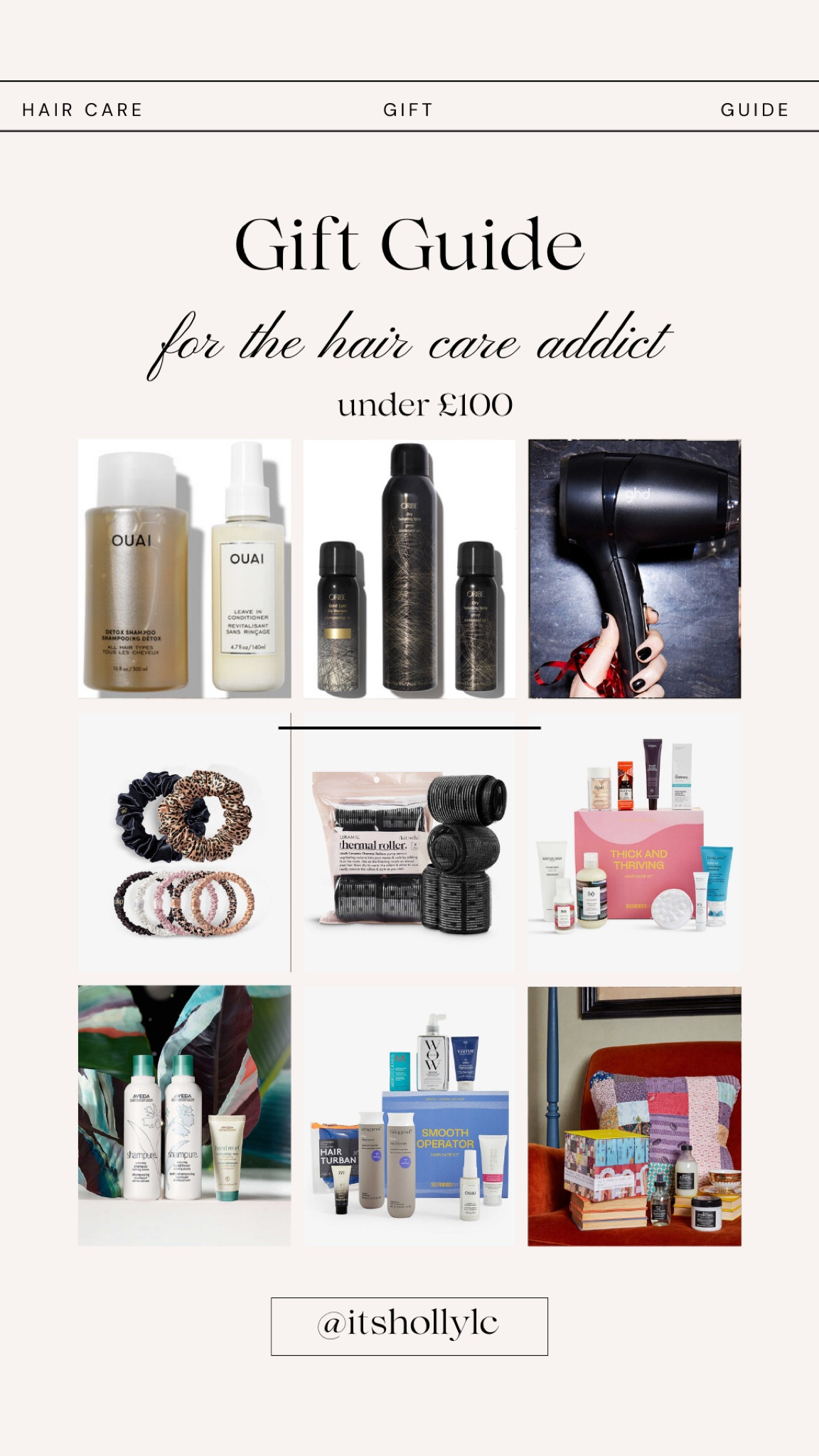 A hairstylist’s gift guide to the best hair care products and brands ✨ Under £100

#LTKHoliday #LTKSeasonal #LTKunder100