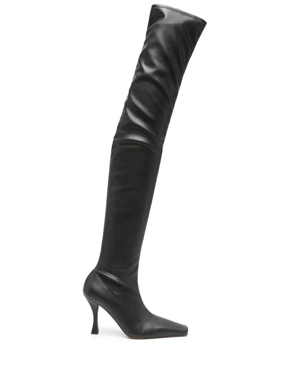 Proenza Schouler 95mm Trap knee-high Boots | Black | FARFETCH | Farfetch Global