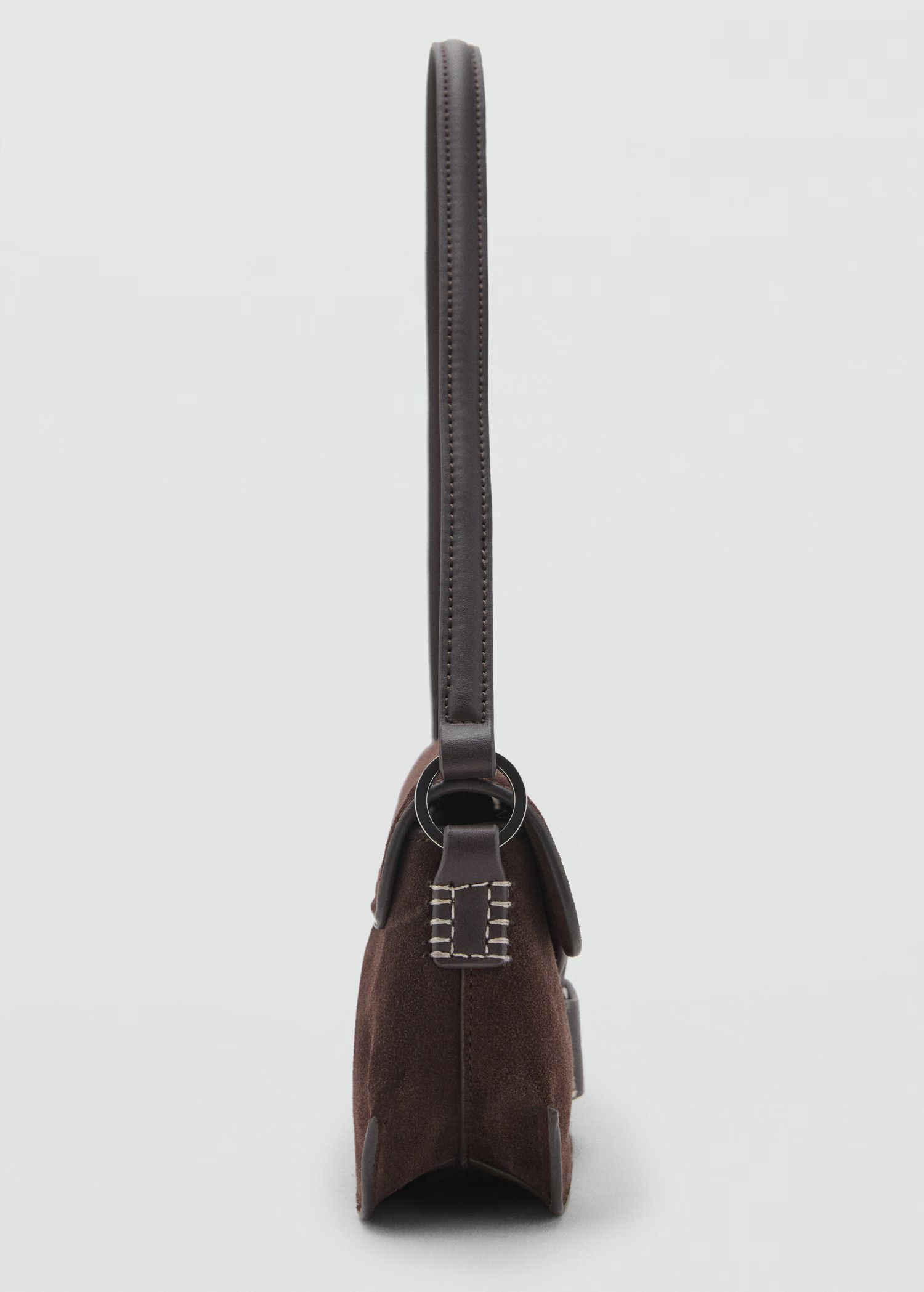Suede shoulder bag - Women | MANGO United Kingdom | MANGO (UK)