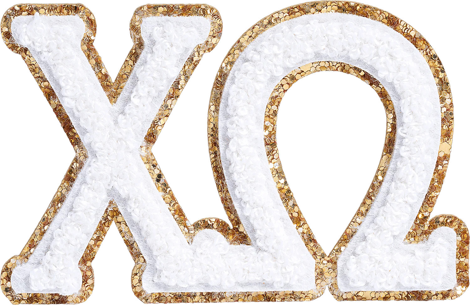 Chi Omega Sticker Patch by Stoney Clover Lane Sticker Patch/Glitter | Stoney Clover Lane