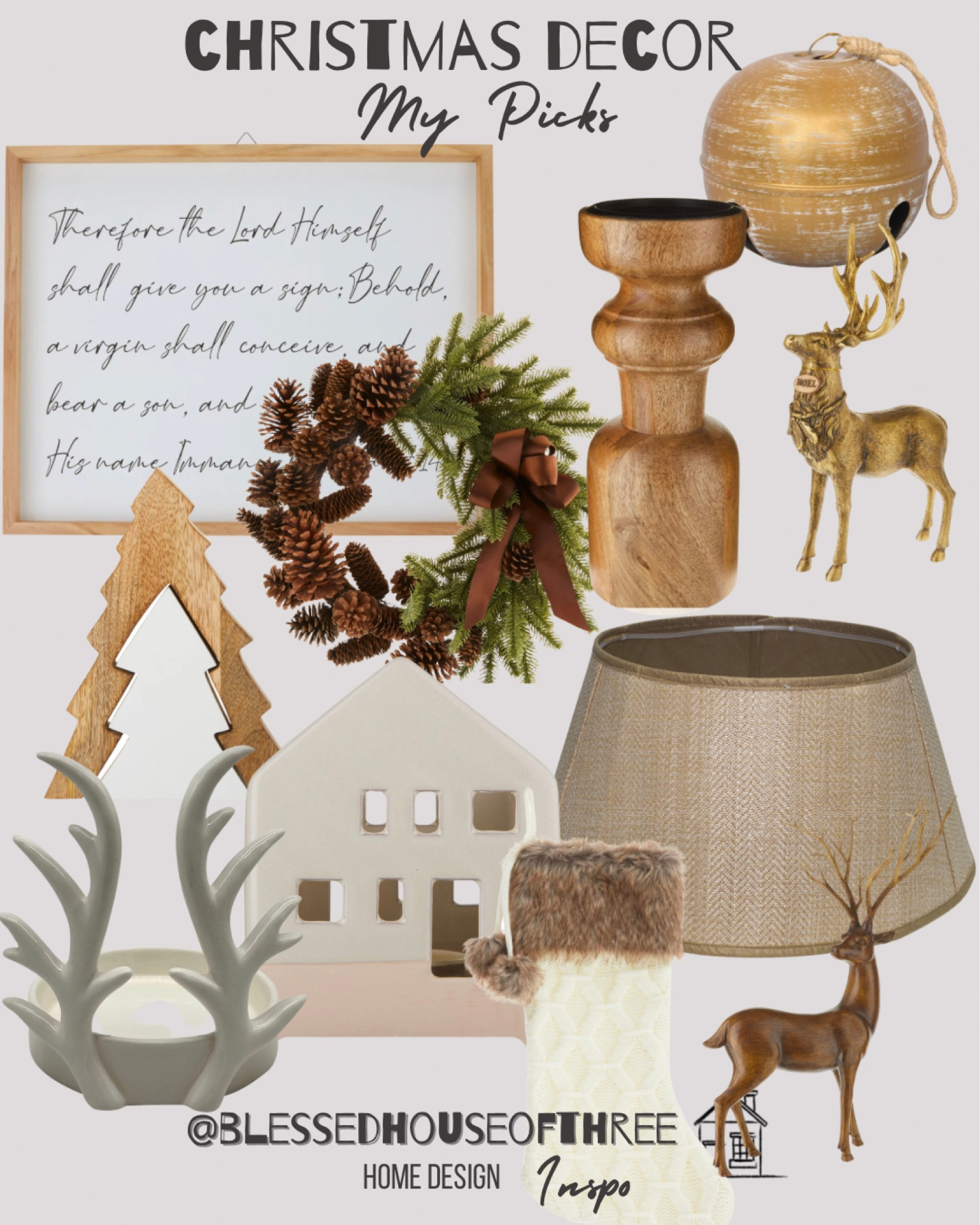 Affordable christmas decor

Candle holder / Christmas sign / holiday decor / Christmas home decor / deer figurine / tree collar / antler candle holder / cable knit stocking / Christmas tree tabletop decor / Walmart / Christmas wreath 

#LTKstyletip #LTKHoliday #LTKhome