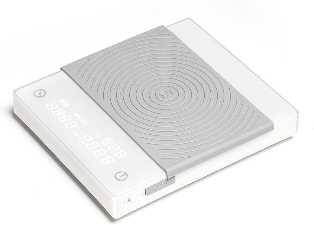 Amazon.com: TIMEMORE Coffee Scale Basic 2.0 Electronic Espresso White Scale with Water Flow Rate ... | Amazon (US)