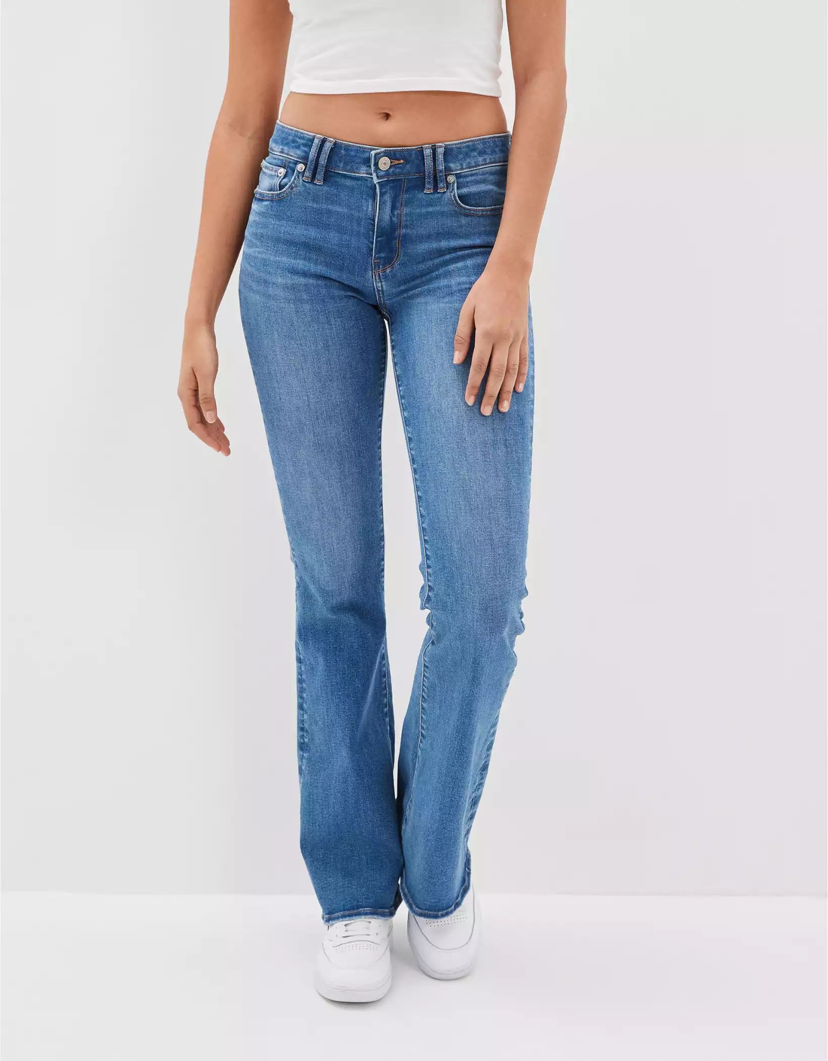 AE Ne(x)t Level Low-Rise Flare Jean | American Eagle Outfitters (US & CA)