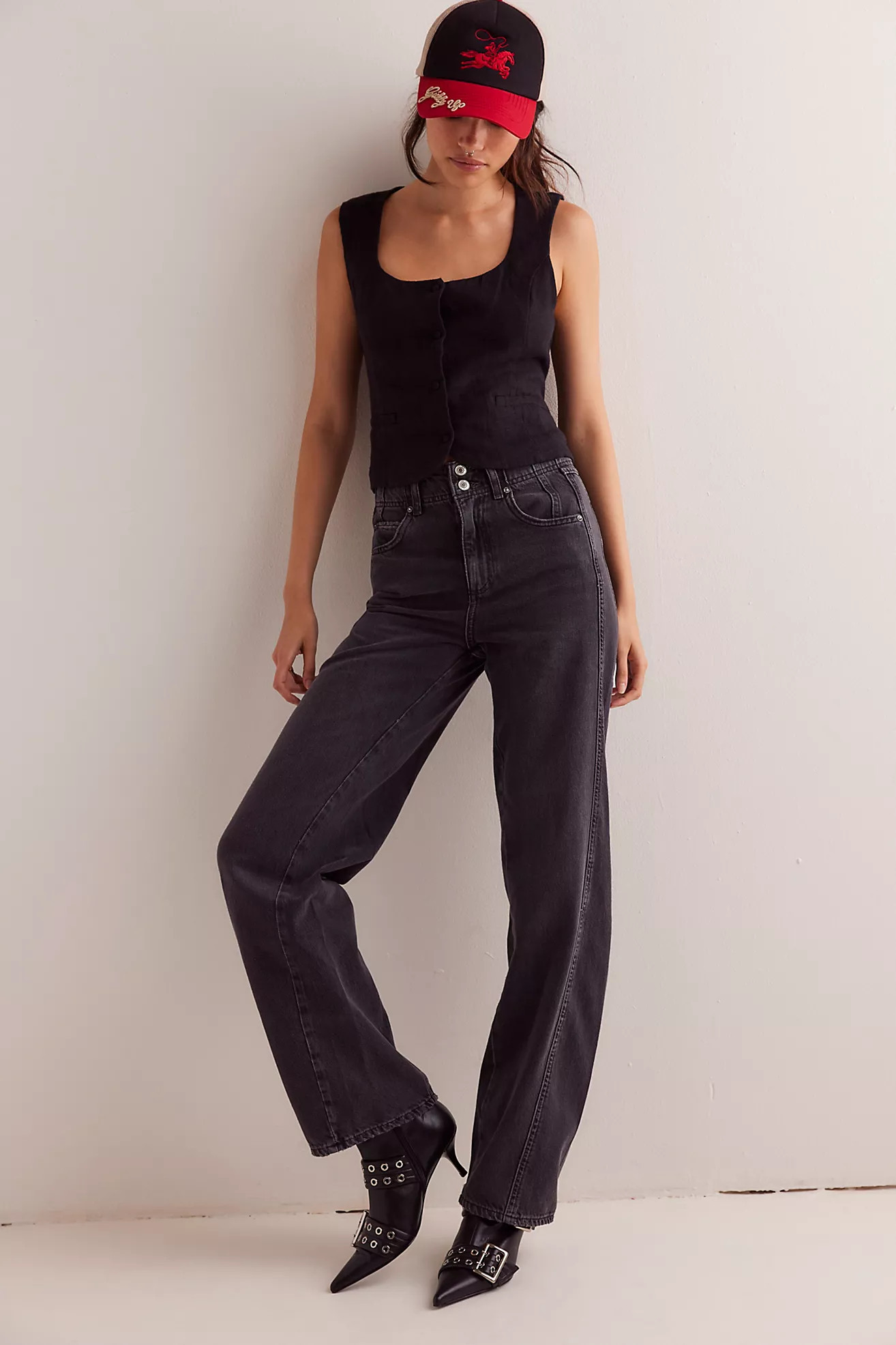 We The Free Aster Straight-Leg Jeans | Free People (Global - UK&FR Excluded)