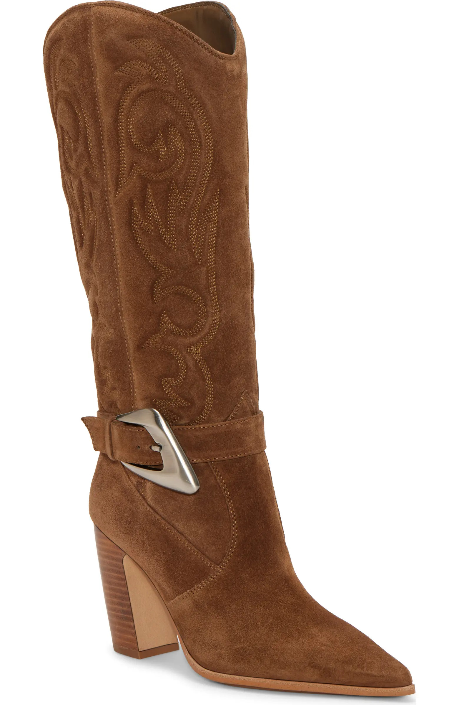 Vince Camuto Biancaa Pointed Toe Western Boot (Women) | Nordstrom | Nordstrom