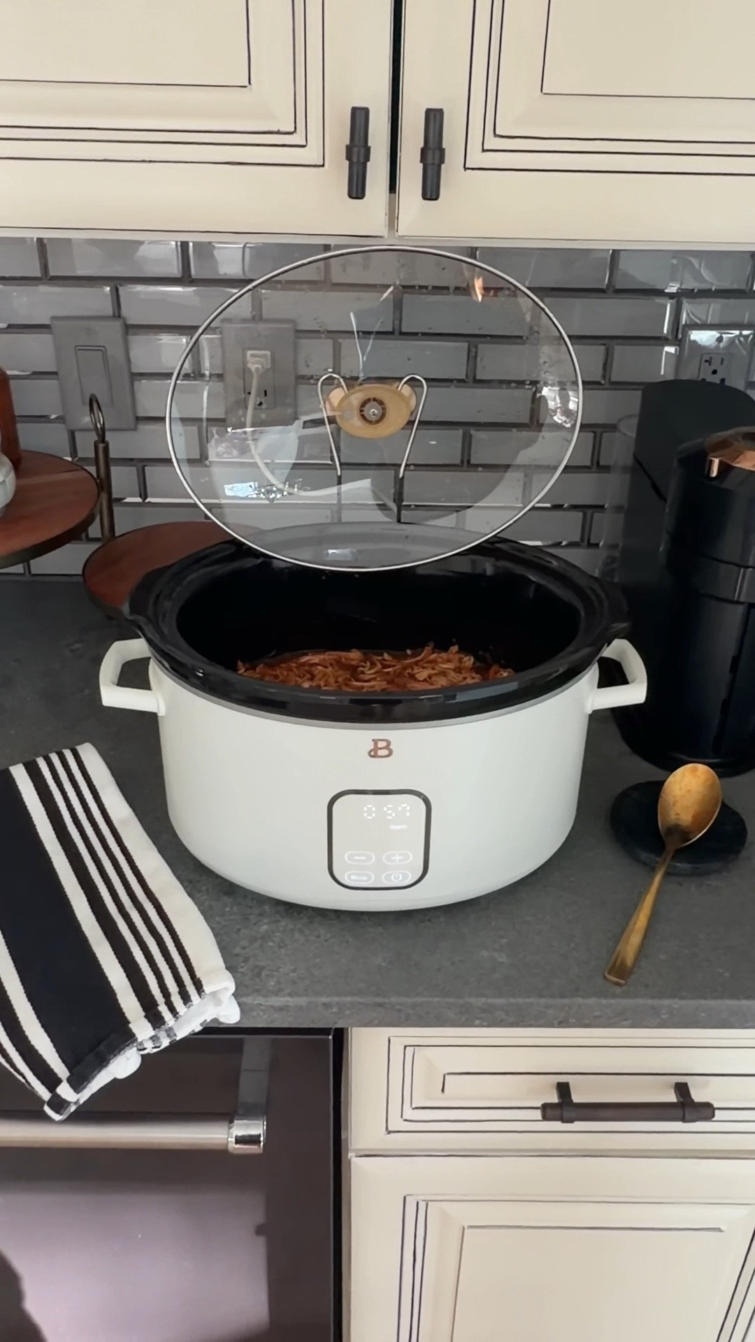 This crockpot is huge and works beautifully! Plus I love that. It has a built-in stand for the lid. 
Bonus: on sale

#LTKHome #LTKSaleAlert

#LTKmomlife #LTKHome #LTKSaleAlert