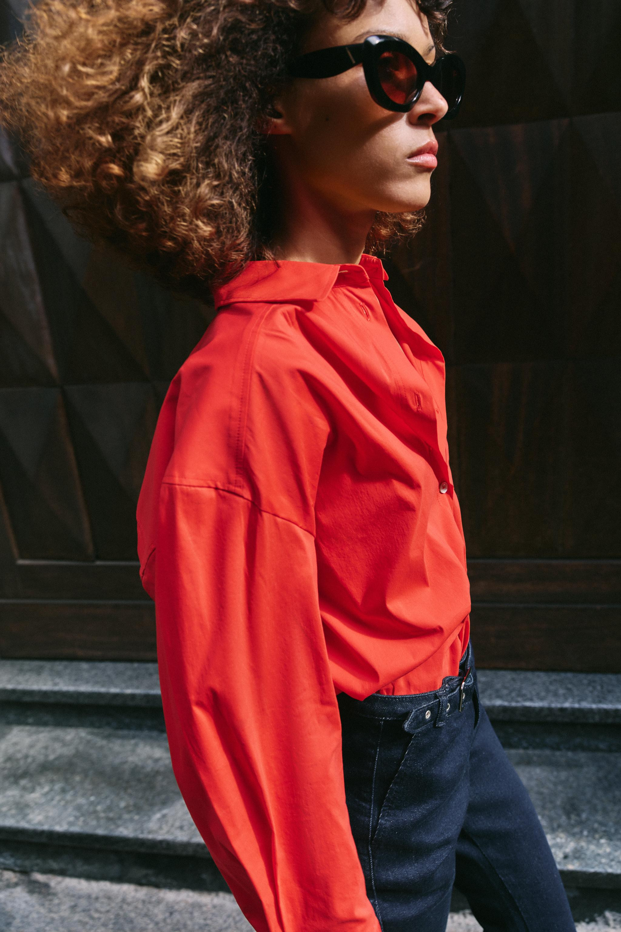 OVERSIZED POPLIN SHIRT | Zara US