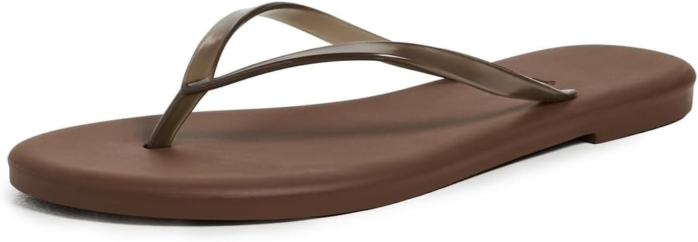 TKEES Women's Aqua Jelly Flip Flops | Amazon (US)
