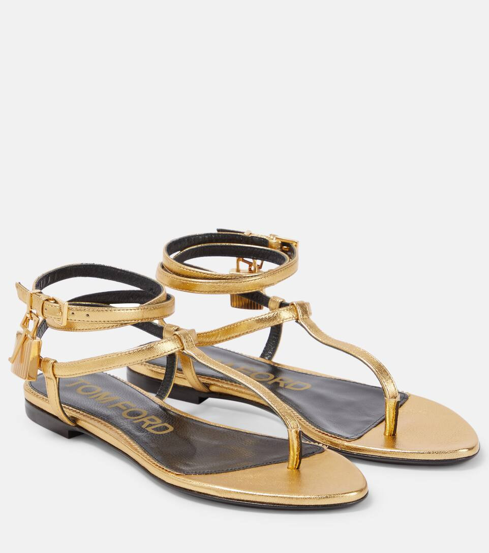 Padlock leather thong sandals | Mytheresa (US/CA)