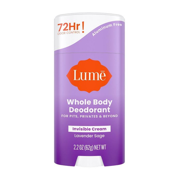 Lume Invisible Cream Deodorant Stick - Lavender Sage - 2.2oz | Target