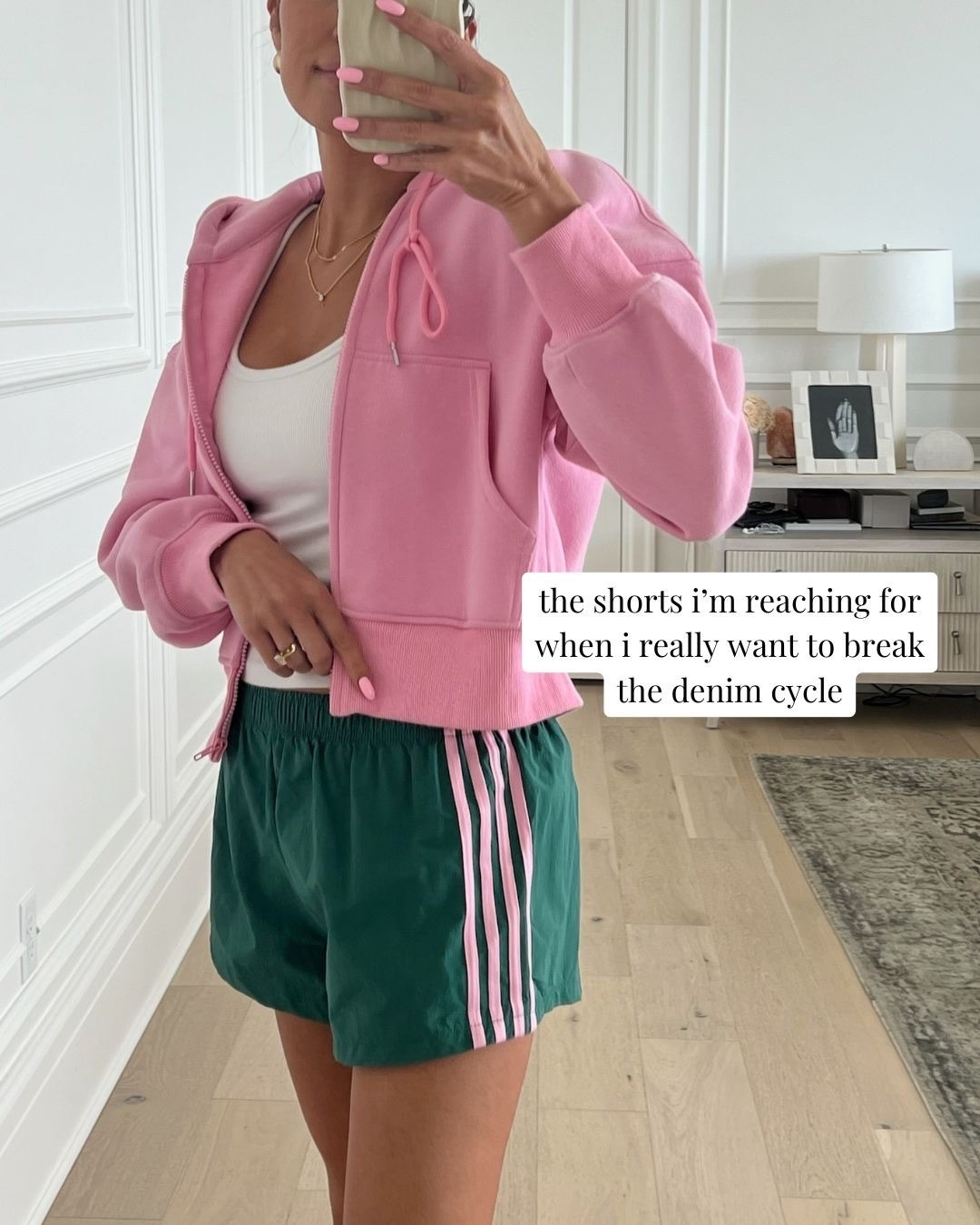 I own these shorts in multiple colors, they’re the perfect switch up from denim. I’ve paired with a hoodie or a cute cardigan to elevate them a little! Love how they fit, they’re true to size!

#LTKootd #LTKSeasonal #LTKActive