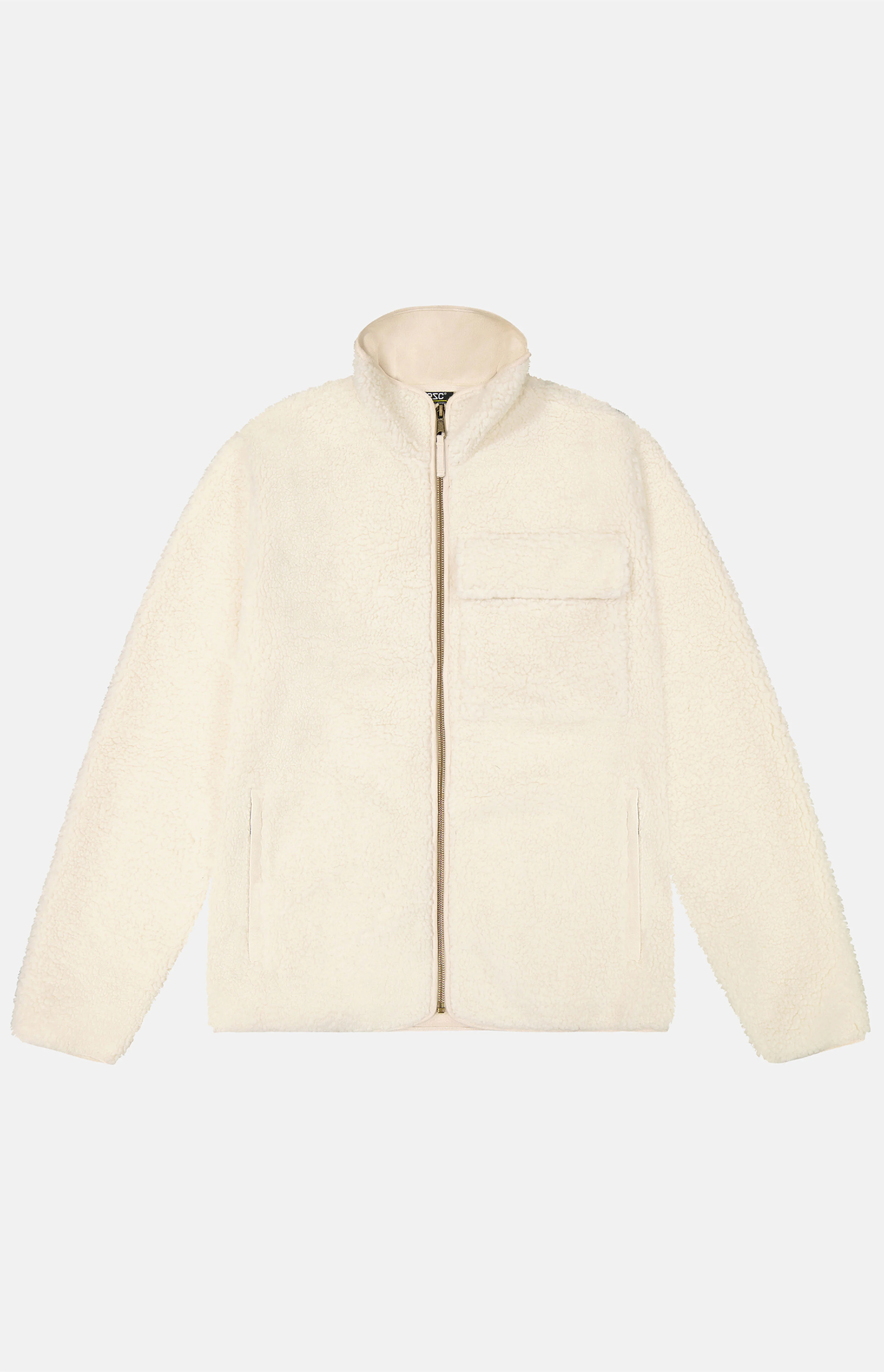 WeSC Moritz Cream Faux Shearling Jacket | PacSun