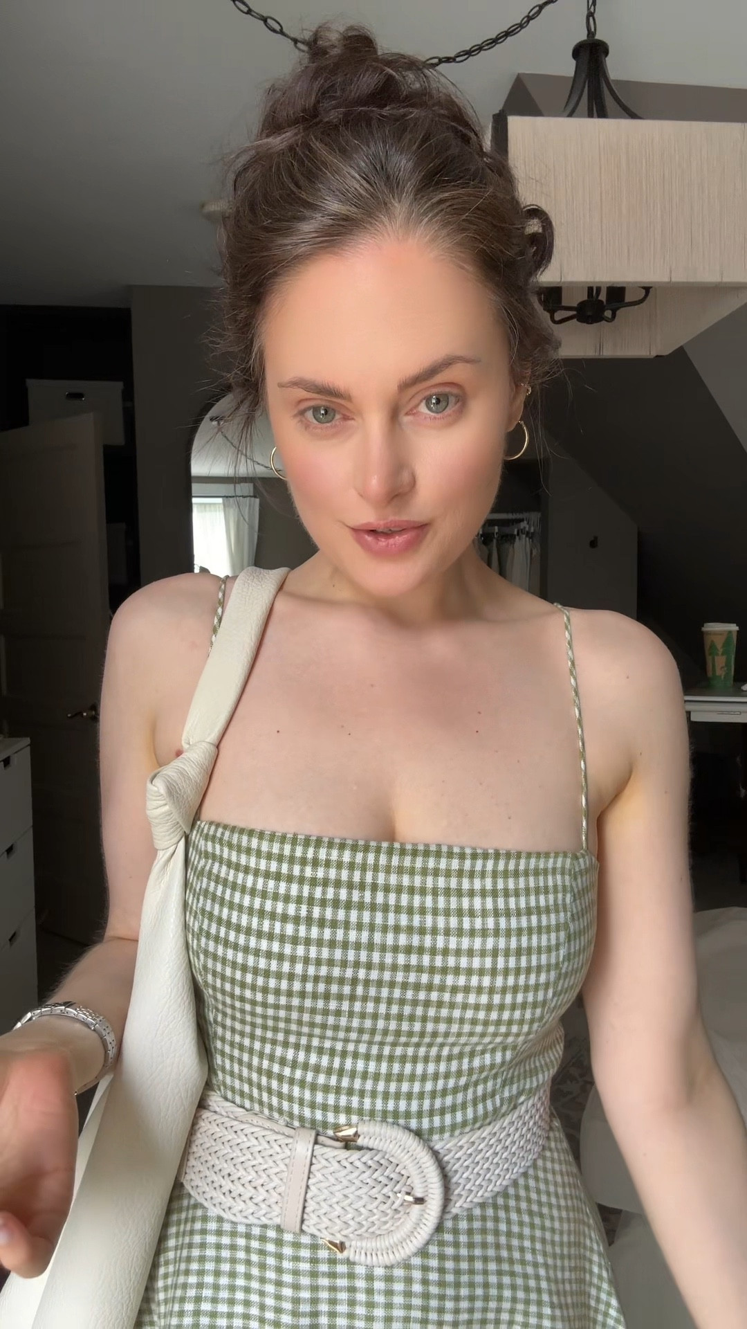 Reformation green gingham dress 

#LTKTravel #LTKPetite #LTKMidsize