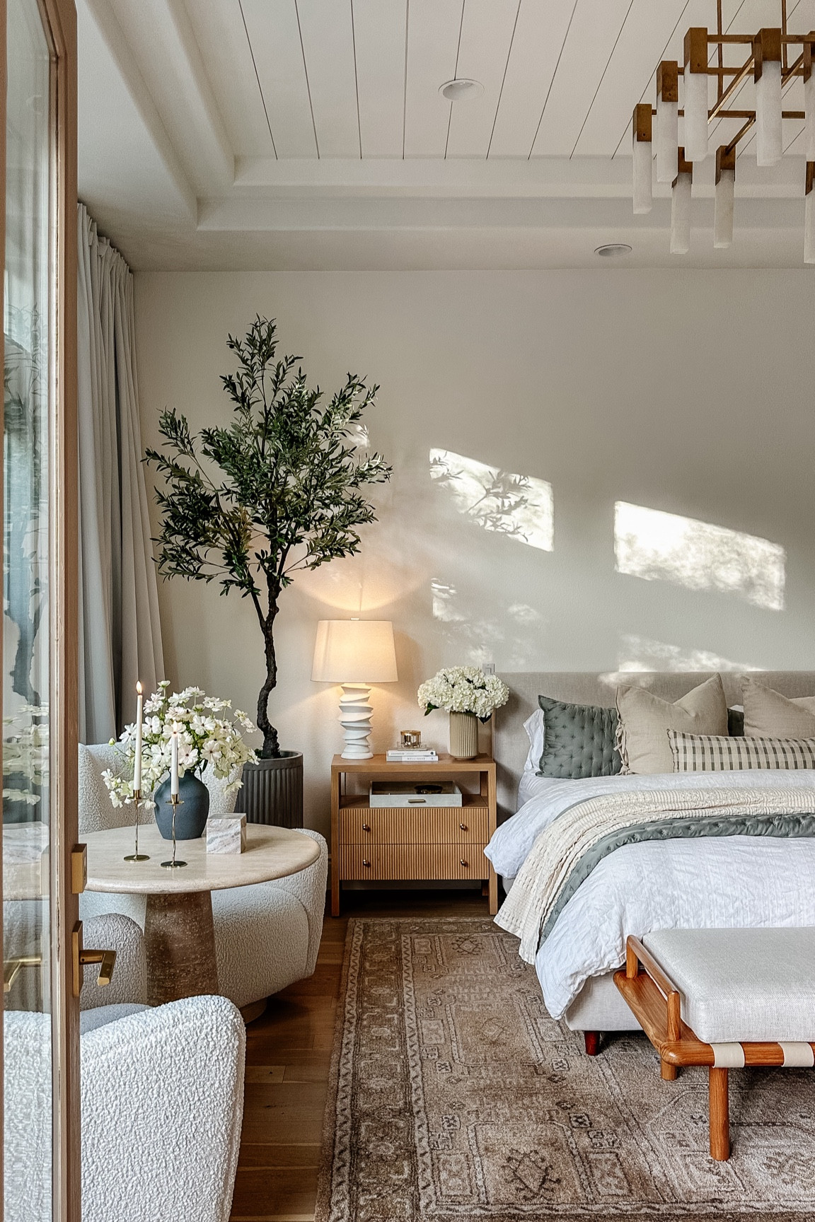 Bedroom 

Tree, nightstand, bed, lamp, chairs 

#LTKstyletip #LTKhome #LTKfamily