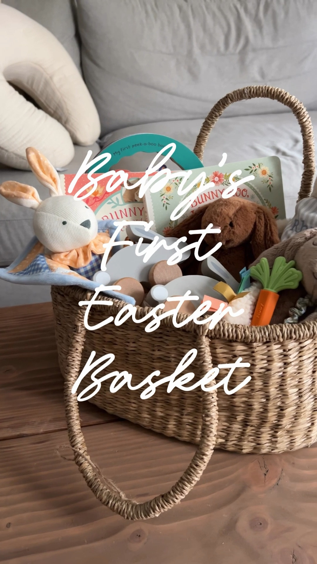 Baby's first Easter basket ideas! Last year was my sons first Easter and here is what we filled his Easter basket with! Easter ideas for 0-12 months! 

#LTKmomlife #LTKBaby