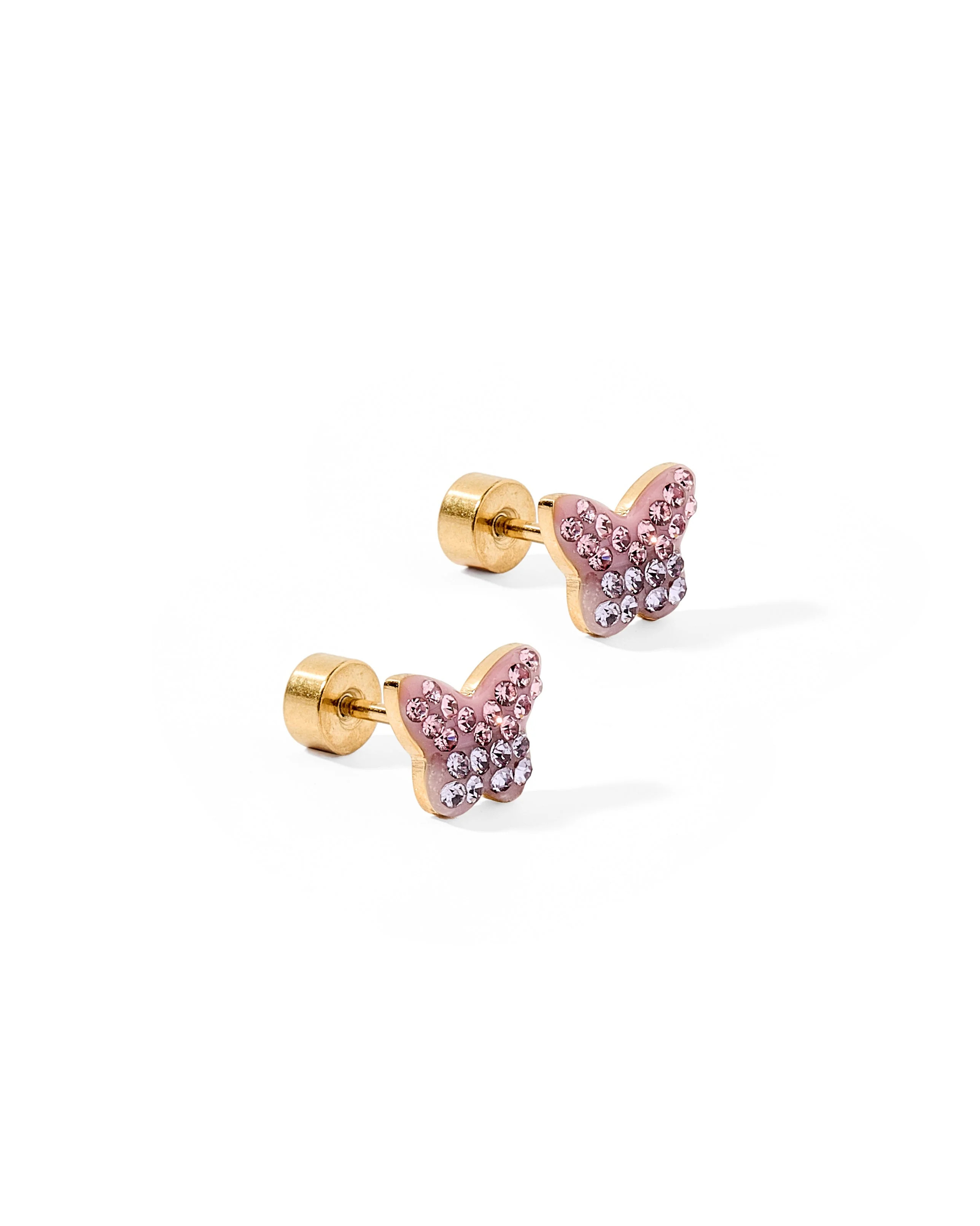 Screwback Stud Earrings - Bindi Butterfly | LINNY CO LLC