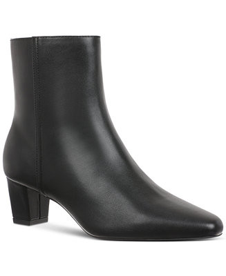 Women's Carliee Memory Foam Block Kitten Heel Dress Booties, Created for Macy's | Macy's