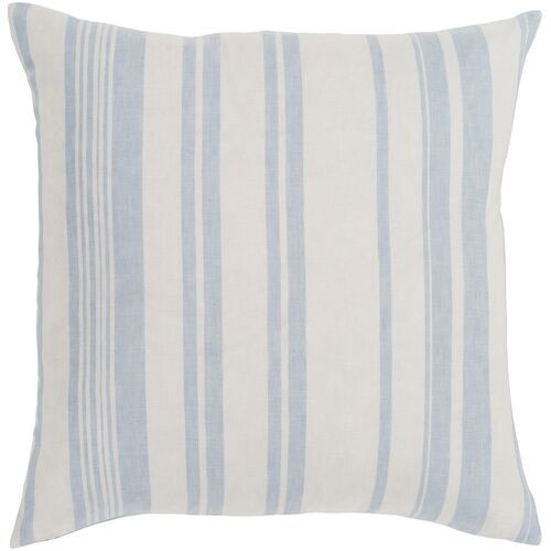 Surfside Stripe Pillow | Cushion, Bolster - Ivory | One Kings Lane