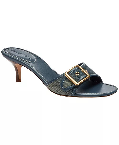 COACH Women's Margot Slip-On Kitten Heel Sandals - Macy's | Macy's