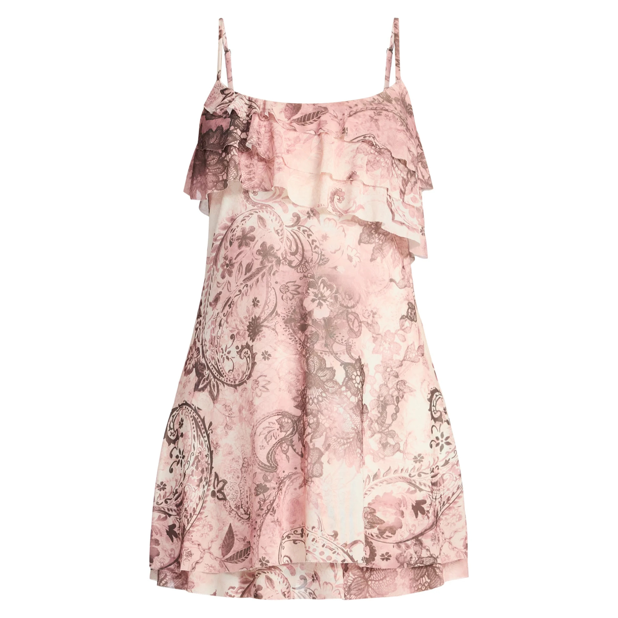 Madden NYC Women's Sleeveless Ruffle Mini Dress, Sizes XXS-XXL | Walmart (US)