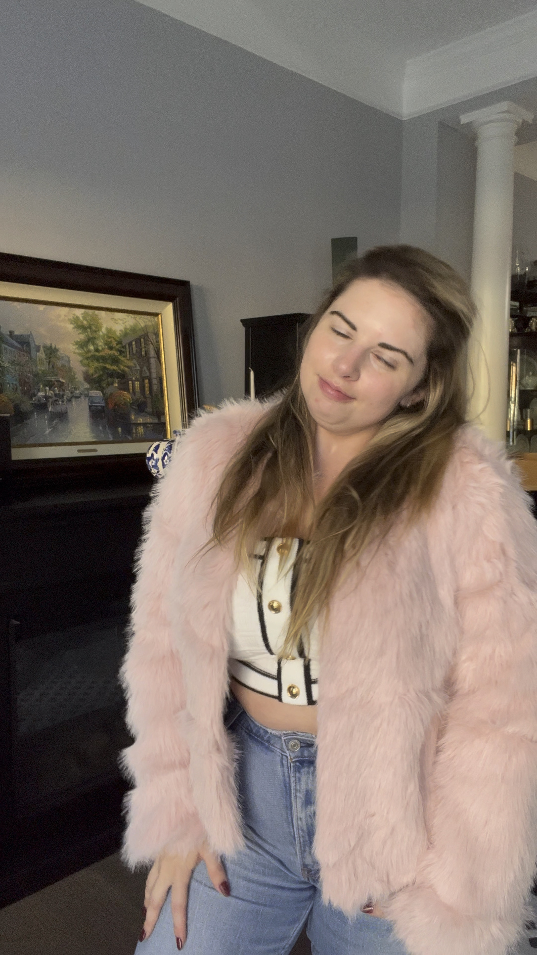 Fun fall flirty outfit 

Ootd, fall outfit, pink coat, faux fur coat, fall jacket, fun jacket, statement jacket, girlie style

#LTKSeasonal #LTKfindsunder50 #LTKstyletip