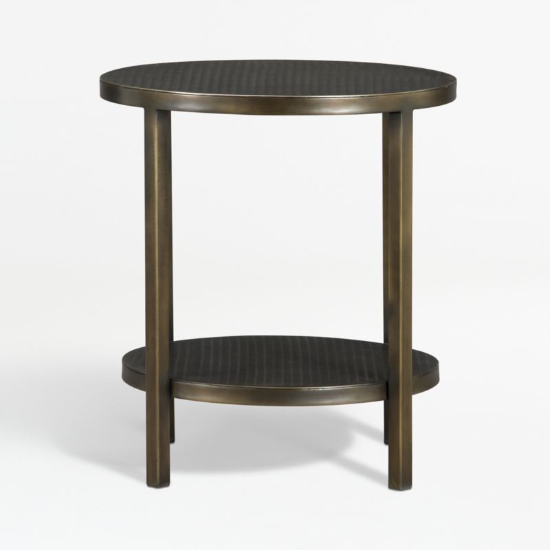 Echelon Round Side Table + Reviews | Crate & Barrel | Crate & Barrel