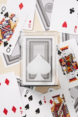 Pigeon and Poodle SOMA Jumbo Acrylic Card Game Set | Anthropologie (US)